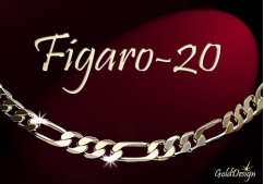 Figaro 20 - náramek zlacený